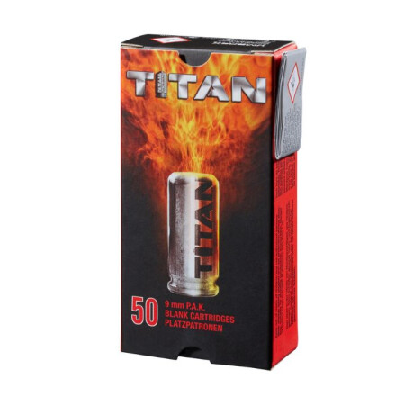 Titan Platzpatronen 9mm PAK 50Stk.