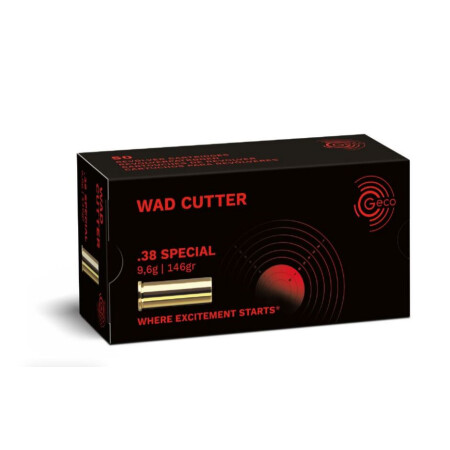 Geco .38 Special 148gr Wad Cutter