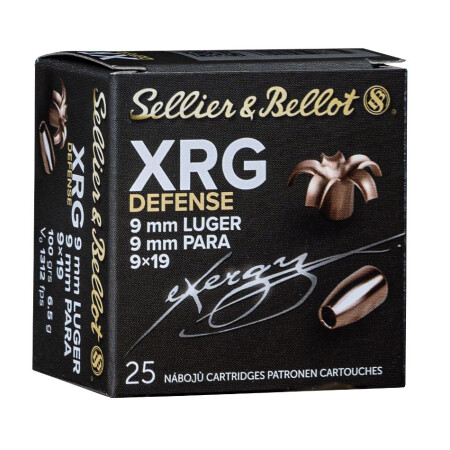 S&B 9mm XRG Defence 100Grs.