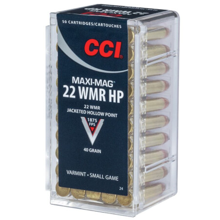 CCI 22 WMR HP Maxi Mag. 40gr HP