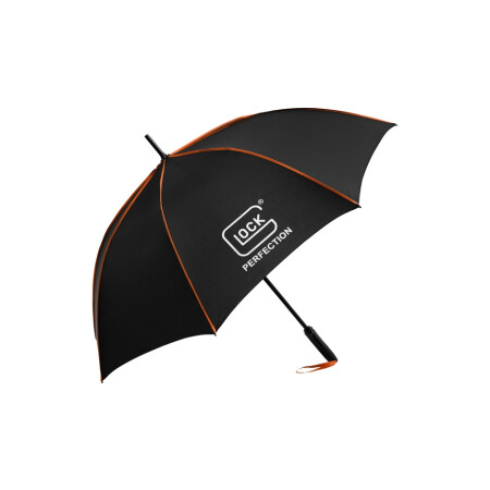 Glock Regenschirm Schwarz/Orange